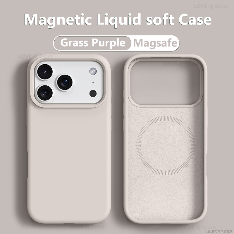 Liquid Silicone Magnetic Phone Case - Оригинальный магнитный чехол для телефона MagSafe