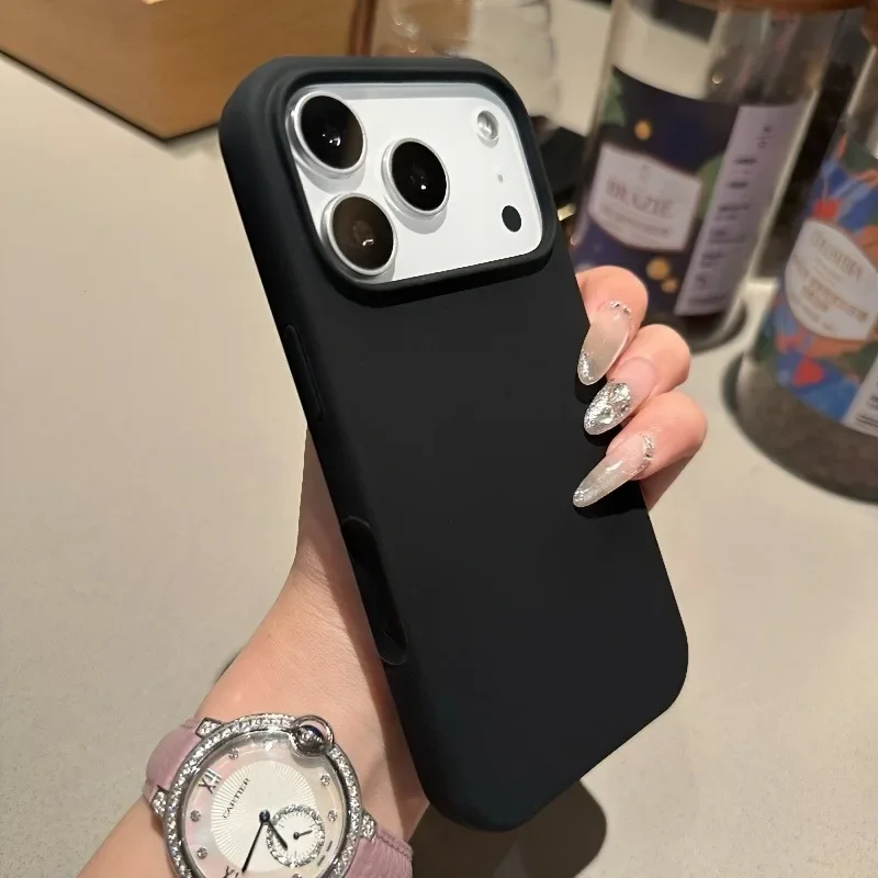 Liquid Silicone Magnetic Phone Case - Модный чехол для iPhone 18, 17,