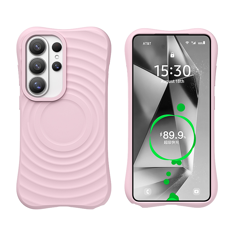 Liquid Silicone Magnetic Phone Case - Магнитный чехол Ripple из жидкого силикона