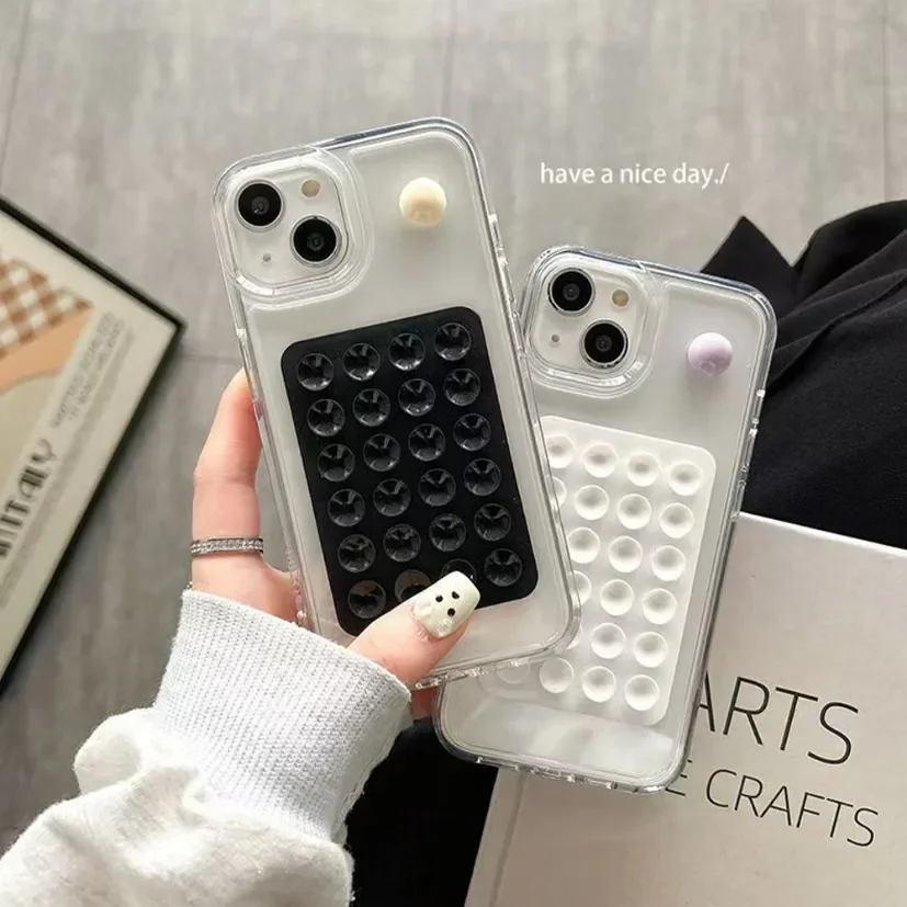 Phone Cases - Квадратная силиконовая подставка для телефона с