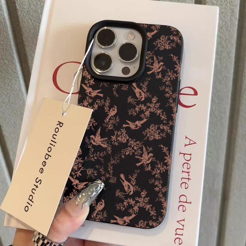 Vintage Floral Pattern Soft Case - Винтажный чехол для телефона с цветочным