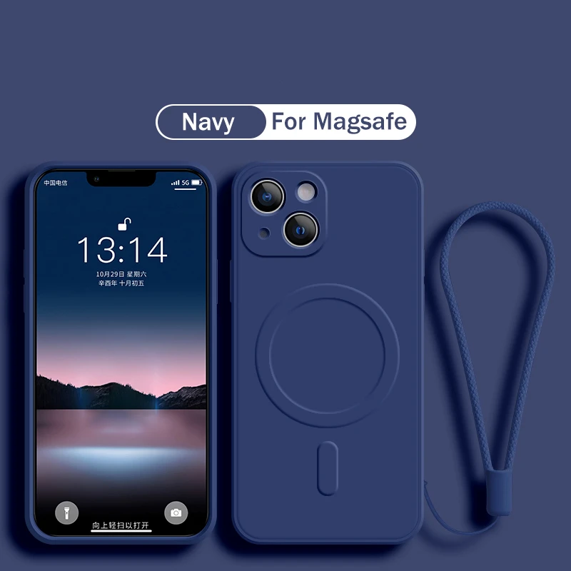 Liquid Silicone Magnetic Phone Case - Магнитный чехол для телефона из жидкого