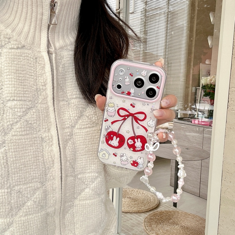 Милый чехол для телефона с изо – обзор и цена Cute Cartoon Wrist Strap Silicone Case