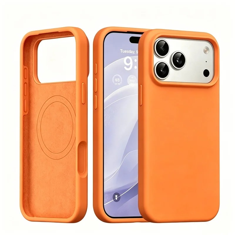Новый чехол из жидкого силикон – обзор и цена Liquid Silicone Magnetic Phone Case
