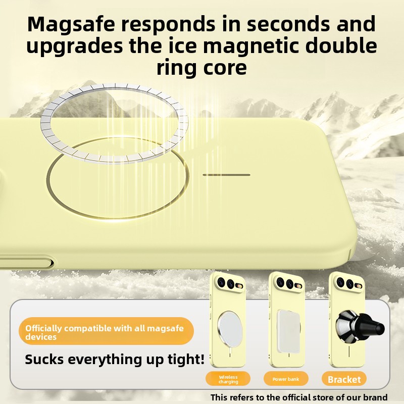 Матовый мягкий роскошный чехол – обзор и цена Liquid Silicone Magnetic Phone Case