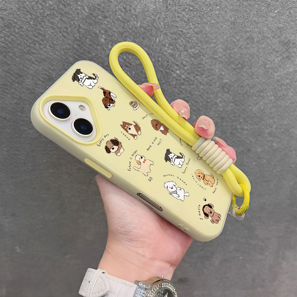 Милый мультяшный чехол для тел – обзор и цена Cute Cartoon Wrist Strap Silicone Case
