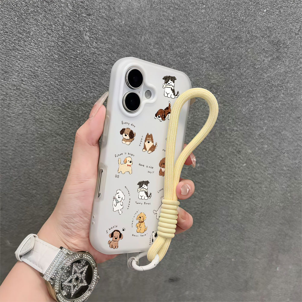 Милый мультяшный чехол для тел – обзор и цена Cute Cartoon Wrist Strap Silicone Case
