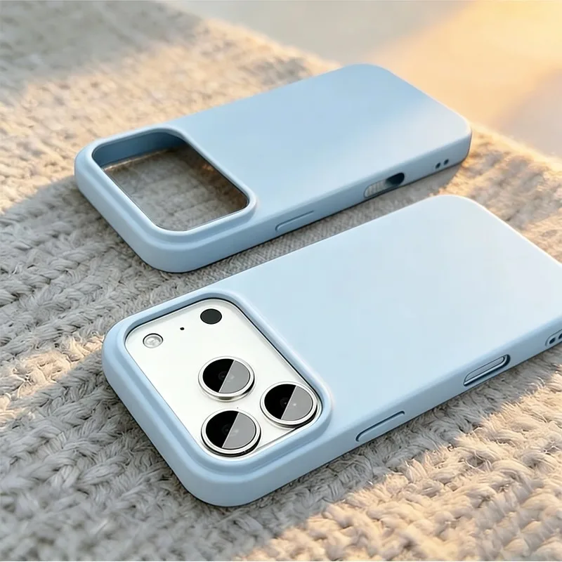 Роскошный чехол для iPhone 18  – обзор и цена Liquid Silicone Magnetic Phone Case