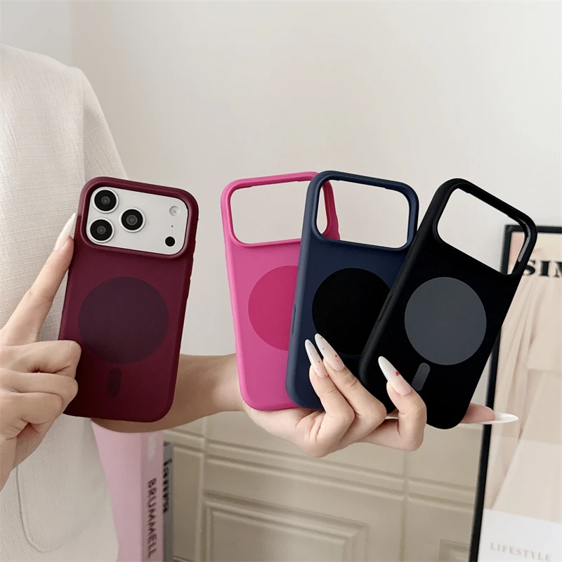 Жидкий силиконовый магнитный ч – обзор и цена Liquid Silicone Magnetic Phone Case