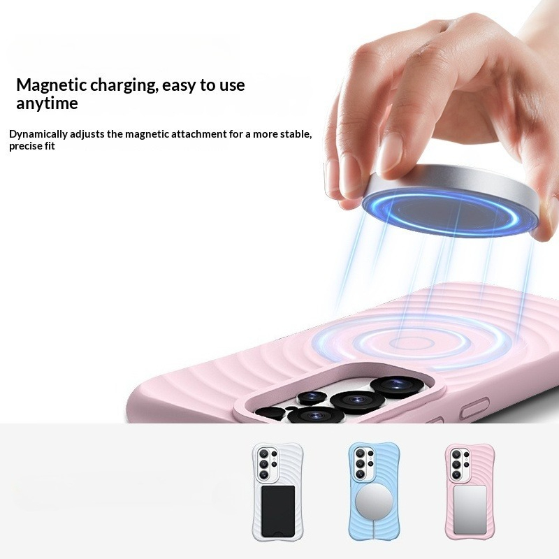Магнитный чехол Ripple из жидк – обзор и цена Liquid Silicone Magnetic Phone Case