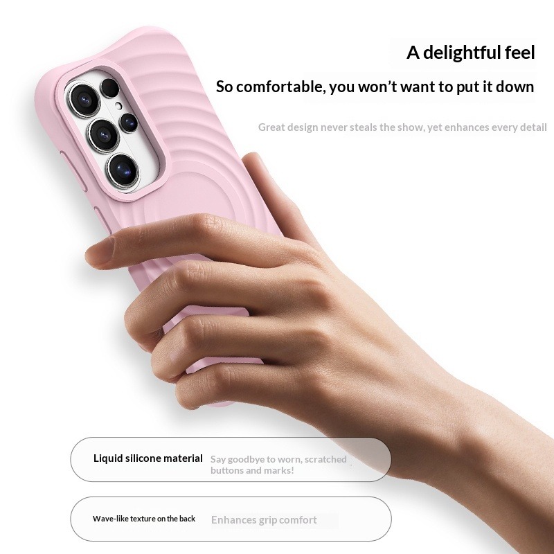 Магнитный чехол Ripple из жидк – обзор и цена Liquid Silicone Magnetic Phone Case