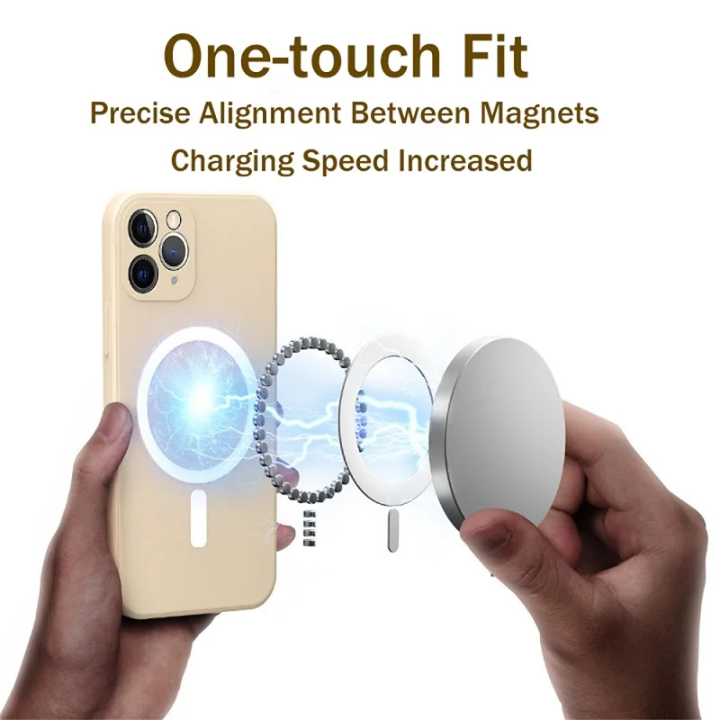 Магнитный чехол для телефона и – обзор и цена Liquid Silicone Magnetic Phone Case